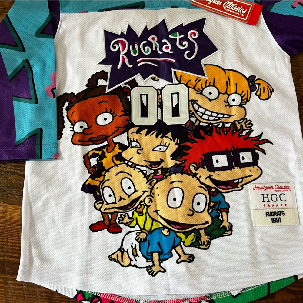 RUGRATS Retro Hockey Jersey: Youth Medium